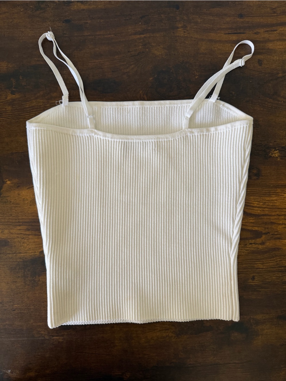 Babaton Sculpt Knit Ribbed Square Neck Tank Top Small - Picture 3 of 6